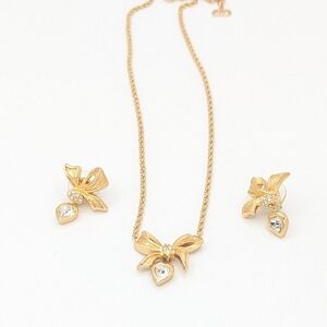 Vintage Christian Dior Necklace and Earrings Set